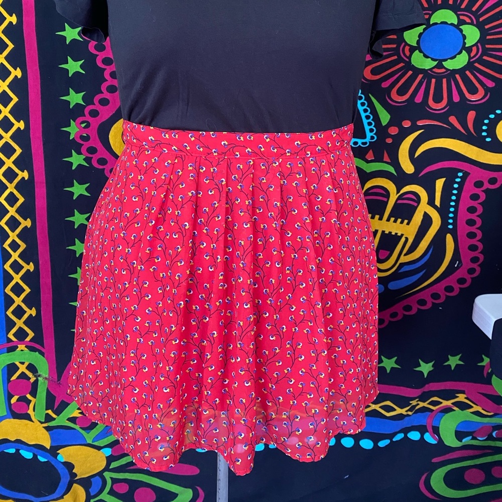 Old Navy Floral Maternity chiffon mini skirt